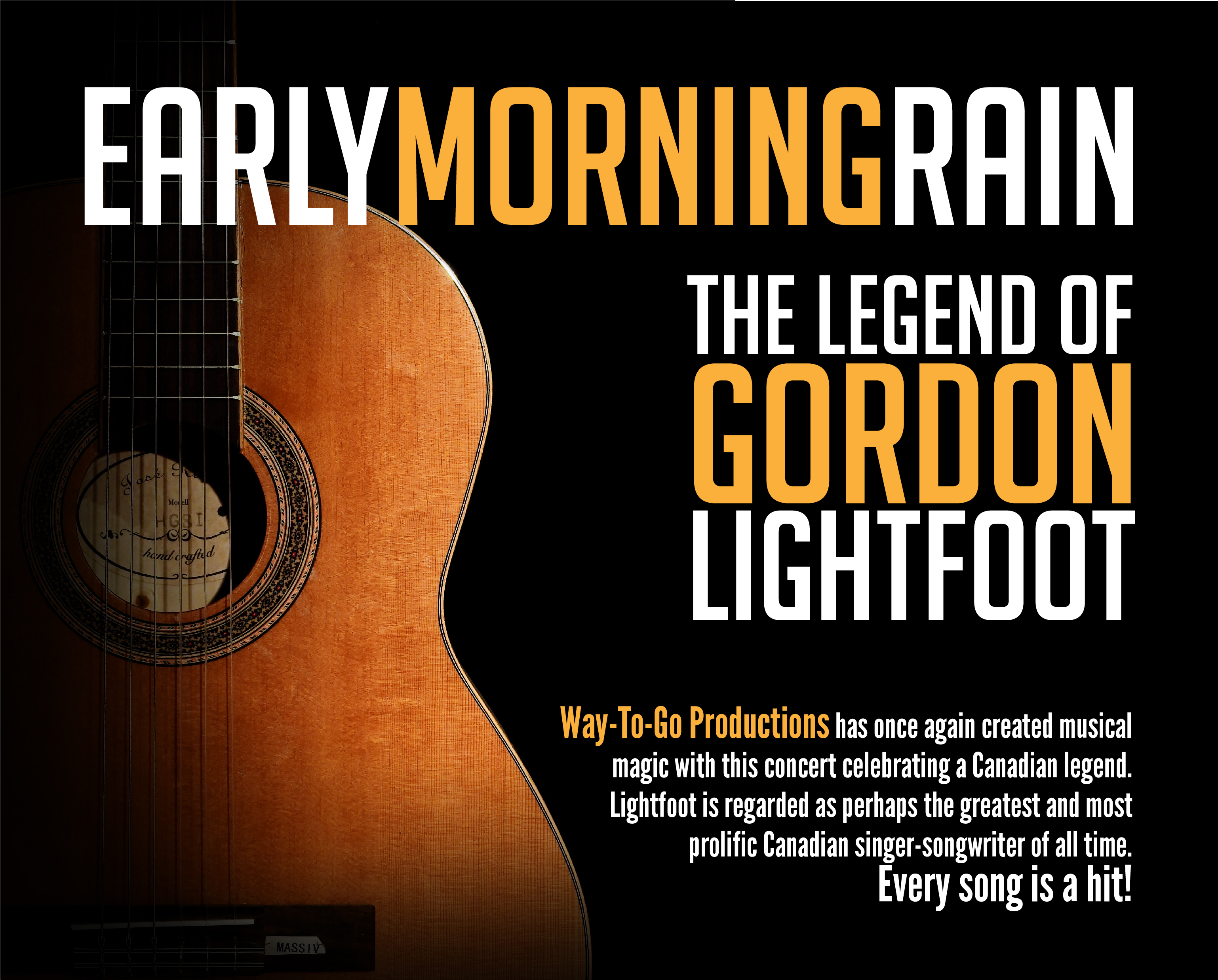 Early Morning Rain: The Legend of Gordon Lightfoot Comes to MPAC at Mohawk College